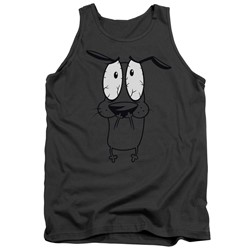 Courage The Cowardly Dog - Mens Scared Tank Top