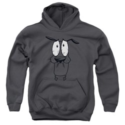 Courage The Cowardly Dog - Youth Scared Pullover Hoodie