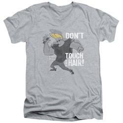 Johnny Bravo - Mens Hair V-Neck T-Shirt
