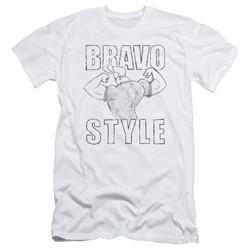 Johnny Bravo - Mens Bravo Style Slim Fit T-Shirt