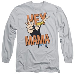 Johnny Bravo - Mens Hey Mama Long Sleeve T-Shirt