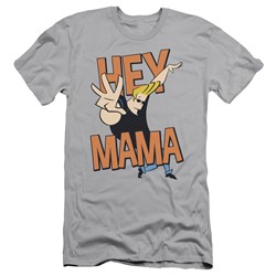 Johnny Bravo - Mens Hey Mama Slim Fit T-Shirt