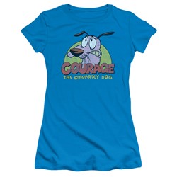 Courage The Cowardly Dog - Womens Colorful Courage T-Shirt