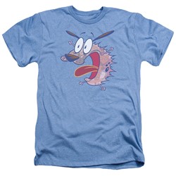 Courage The Cowardly Dog - Mens Evil Inside Heather T-Shirt