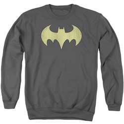 Dc - Mens Batgirl Logo Distressed Sweater