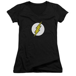 Dc - Womens Flash Logo V-Neck T-Shirt