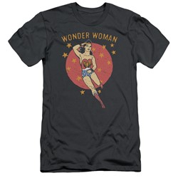 Dc - Mens Wonder Circle Slim Fit T-Shirt
