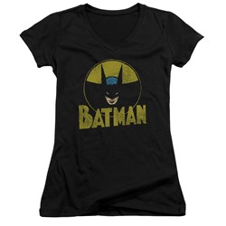 Dc - Womens Circle Bat V-Neck T-Shirt