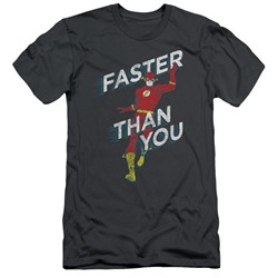 Dc - Mens Faster Than You Slim Fit T-Shirt
