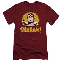 Dc - Mens Shazam Circle Slim Fit T-Shirt