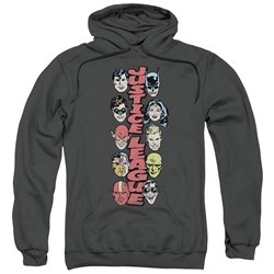 Dc - Mens Stacked Justice Pullover Hoodie