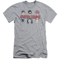 Dc - Mens Justice Lineup Slim Fit T-Shirt