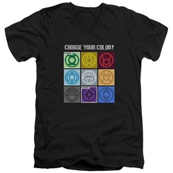 Dc - Mens Choose Your Color V-Neck T-Shirt