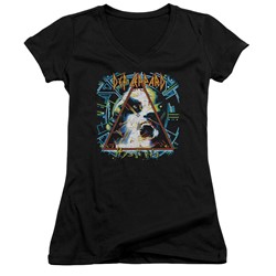 Def Leppard - Womens Hysteria V-Neck T-Shirt