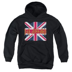 Def Leppard - Youth Union Jack Pullover Hoodie