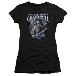 Masters Of The Universe - Womens Straight Outta Grayskull T-Shirt