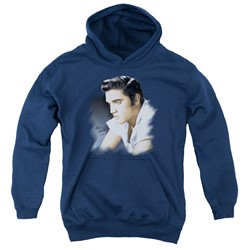 Elvis Presley - Youth Blue Profile Pullover Hoodie