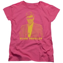 Elvis Presley - Womens Yellow Elvis T-Shirt