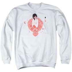 Elvis Presley - Mens Red Pheonix Sweater