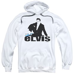 Elvis Presley - Mens Blue Suede Pullover Hoodie