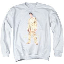 Elvis Presley - Mens Gold Lame Suit Sweater