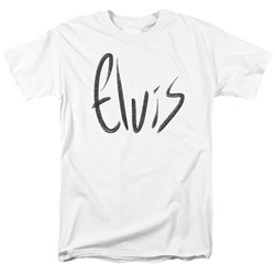 Elvis Presley - Mens Sketchy Name T-Shirt
