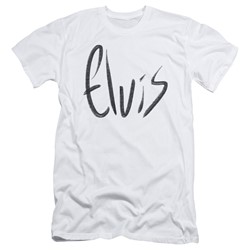 Elvis Presley - Mens Sketchy Name Slim Fit T-Shirt