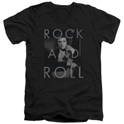 Elvis Presley - Mens Rock And Roll V-Neck T-Shirt