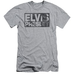 Elvis Presley - Mens Block Letters Slim Fit T-Shirt