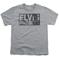 Elvis Presley - Big Boys Block Letters T-Shirt