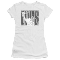 Elvis Presley - Womens Aloha Gray T-Shirt