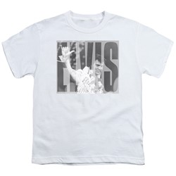 Elvis Presley - Big Boys Aloha Gray T-Shirt