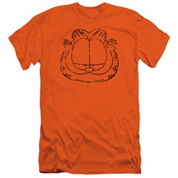 Garfield - Mens Smirking Distressed Slim Fit T-Shirt