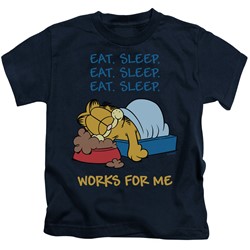 Garfield - Little Boys Works For Me T-Shirt