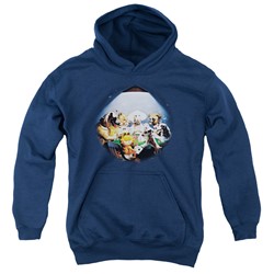 Garfield - Youth Playing With The Big Dogs Pullover Hoodie