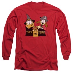 Garfield - Mens Trick Or Treat Long Sleeve T-Shirt