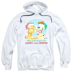 Garfield - Mens Merry And Striped Pullover Hoodie