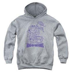 Garfield - Youth King Of The Grill Pullover Hoodie