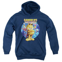 Garfield - Youth Dvd Art Pullover Hoodie