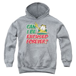 Garfield - Youth Excused Forever Pullover Hoodie