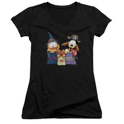 Garfield - Womens Grab Bags V-Neck T-Shirt