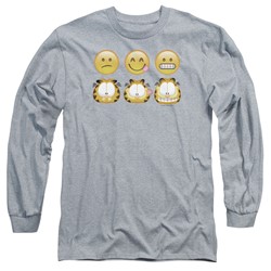 Garfield - Mens Emojis Long Sleeve T-Shirt