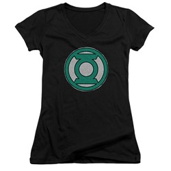 Green Lantern - Womens Hand Me Down V-Neck T-Shirt