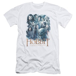 Hobbit - Mens Main Characters Slim Fit T-Shirt