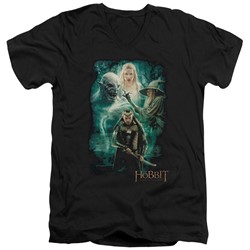 Hobbit - Mens Elrond's Crew V-Neck T-Shirt