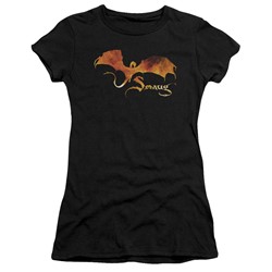 Hobbit - Womens Smaug On Fire T-Shirt