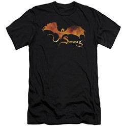 Hobbit - Mens Smaug On Fire Slim Fit T-Shirt