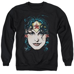 Justice League - Mens Wonder Woman Head Sweater