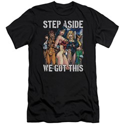 Justice League - Mens Heroines Slim Fit T-Shirt