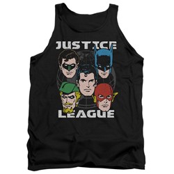 Justice League - Mens Head Of States Tank Top